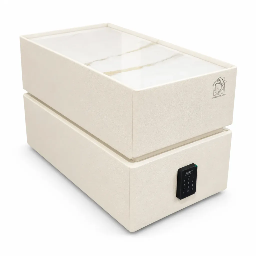 [FNT-NST-LCK-010] Smart Password Lock Bedside Table 010