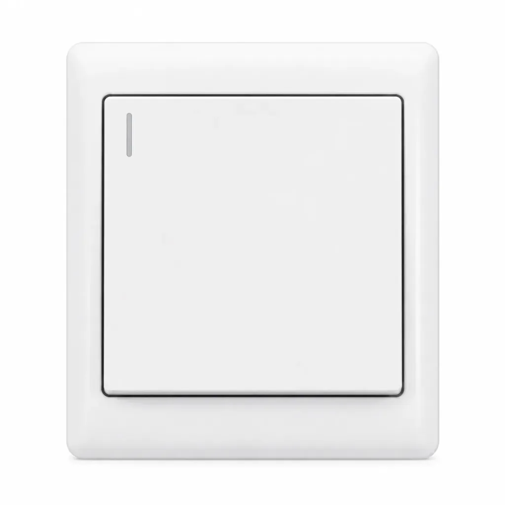 [SW-86-1G-SC-WH] 86 Type 2-Gang Wall Switch (Single Control, 1 Gang)