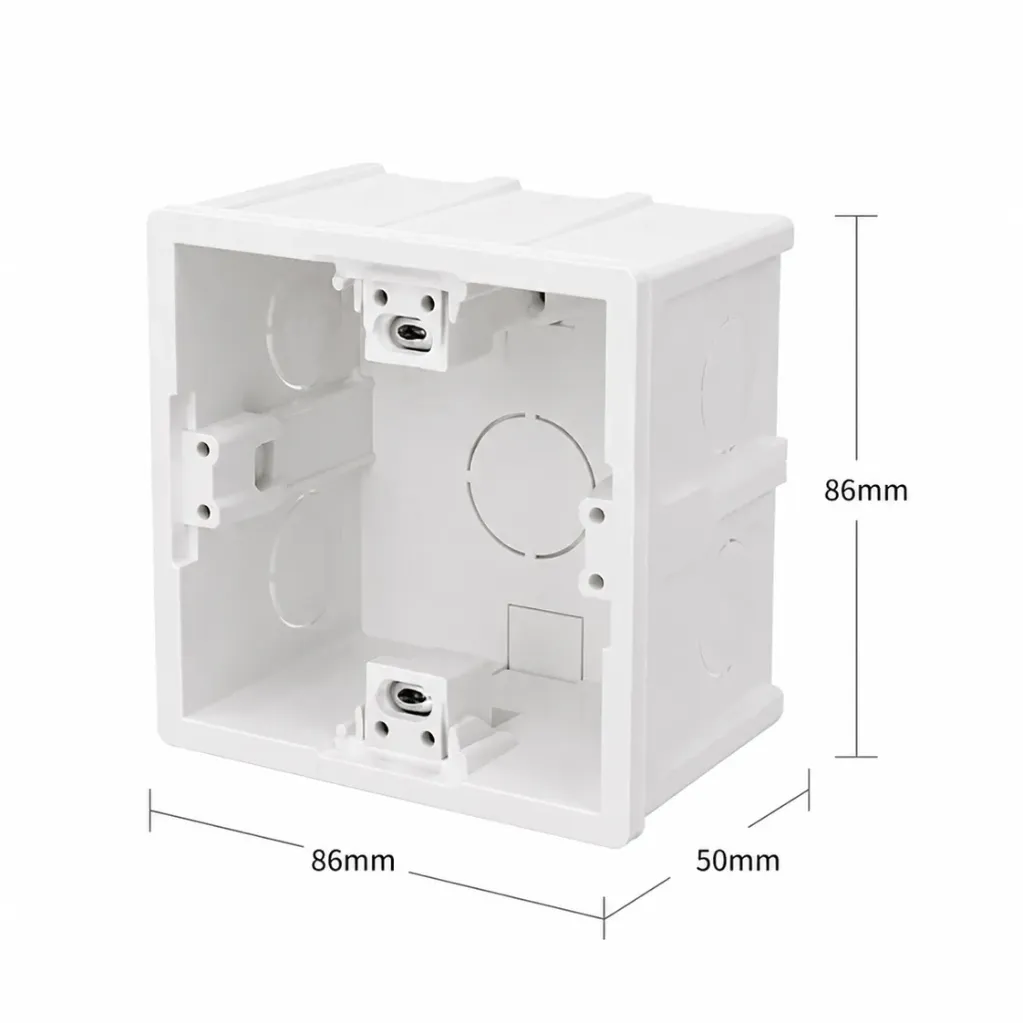 [BOX-86-FLUSH-01] Χωνευτό κουτί εγκατάστασης τύπου 86
