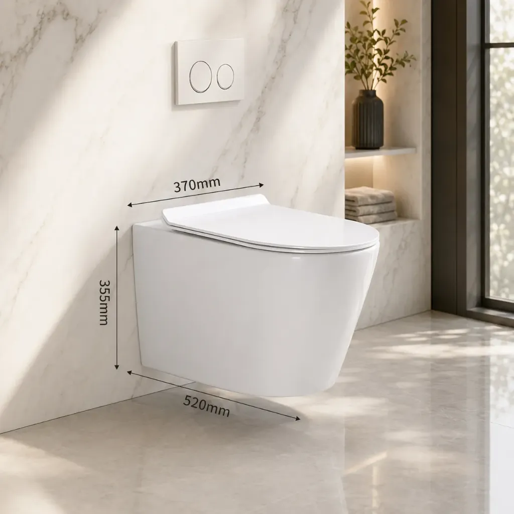 Model C Wall-Hung Toilet Set